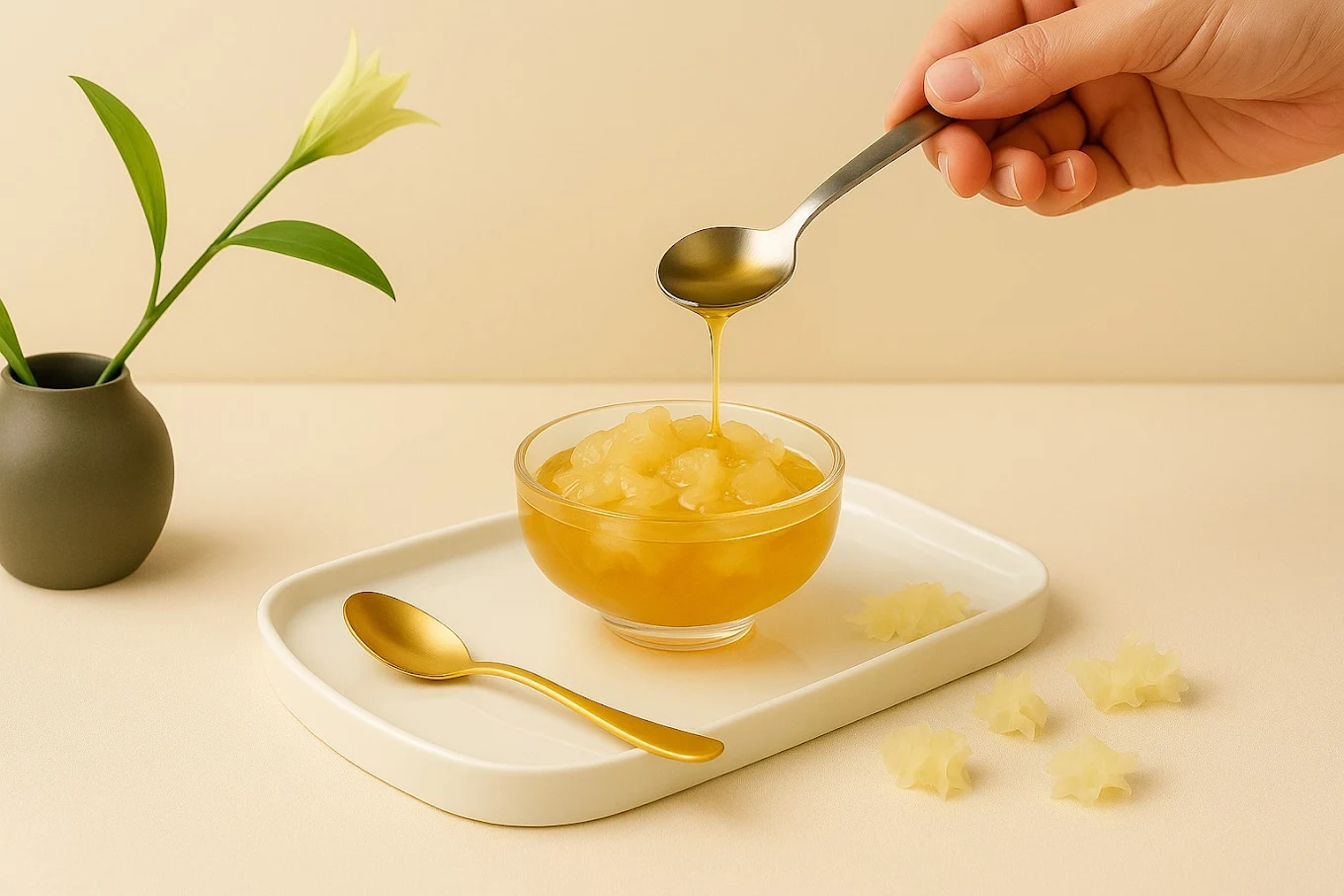 白木耳蜜凍